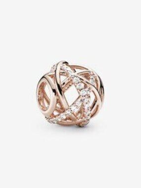 Pandora Sparkling & Polished Lines Charm